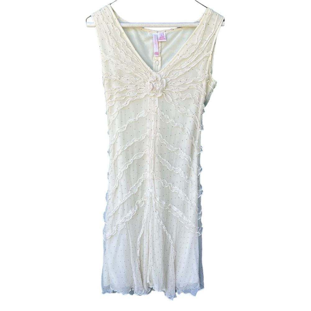 Gorgeous Vintage Silk Chiffon Dress size L